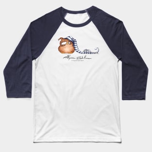 Sleepy Owl Baseball T-Shirt